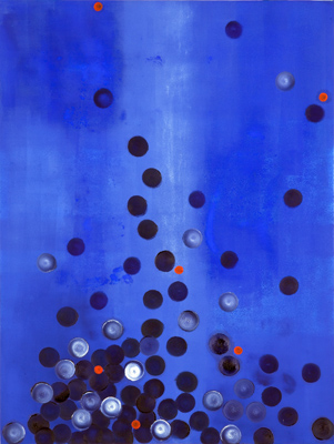 'Soap Bubbles Blue' - 2009, Oil on Canvas, 60x80 cm